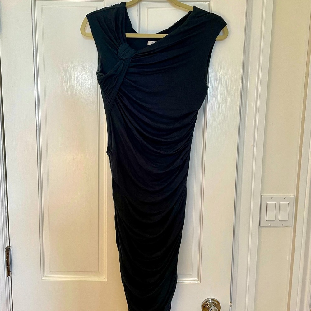 Bailey 44 dark green ruched dress. Size XS.
